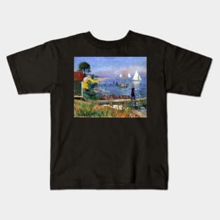 High Resolution William Glackens Painting Bathers at Bellport 1912 Kids T-Shirt